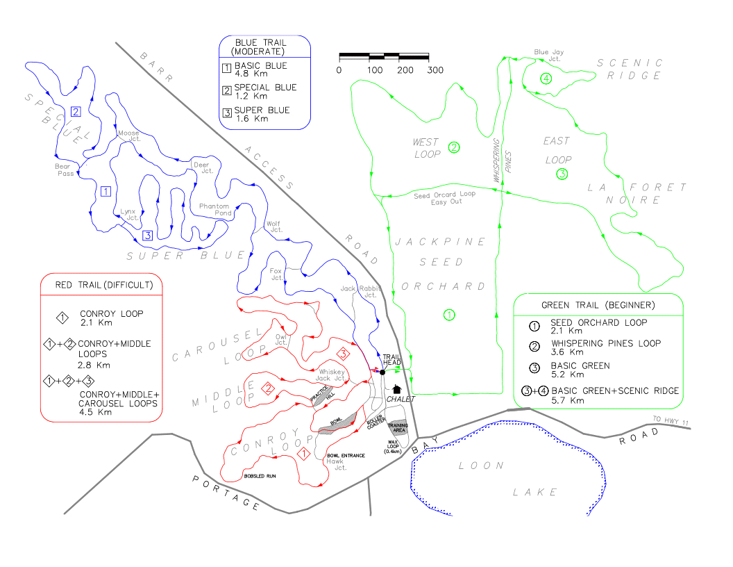 Temiskaming Nordic Trail Map